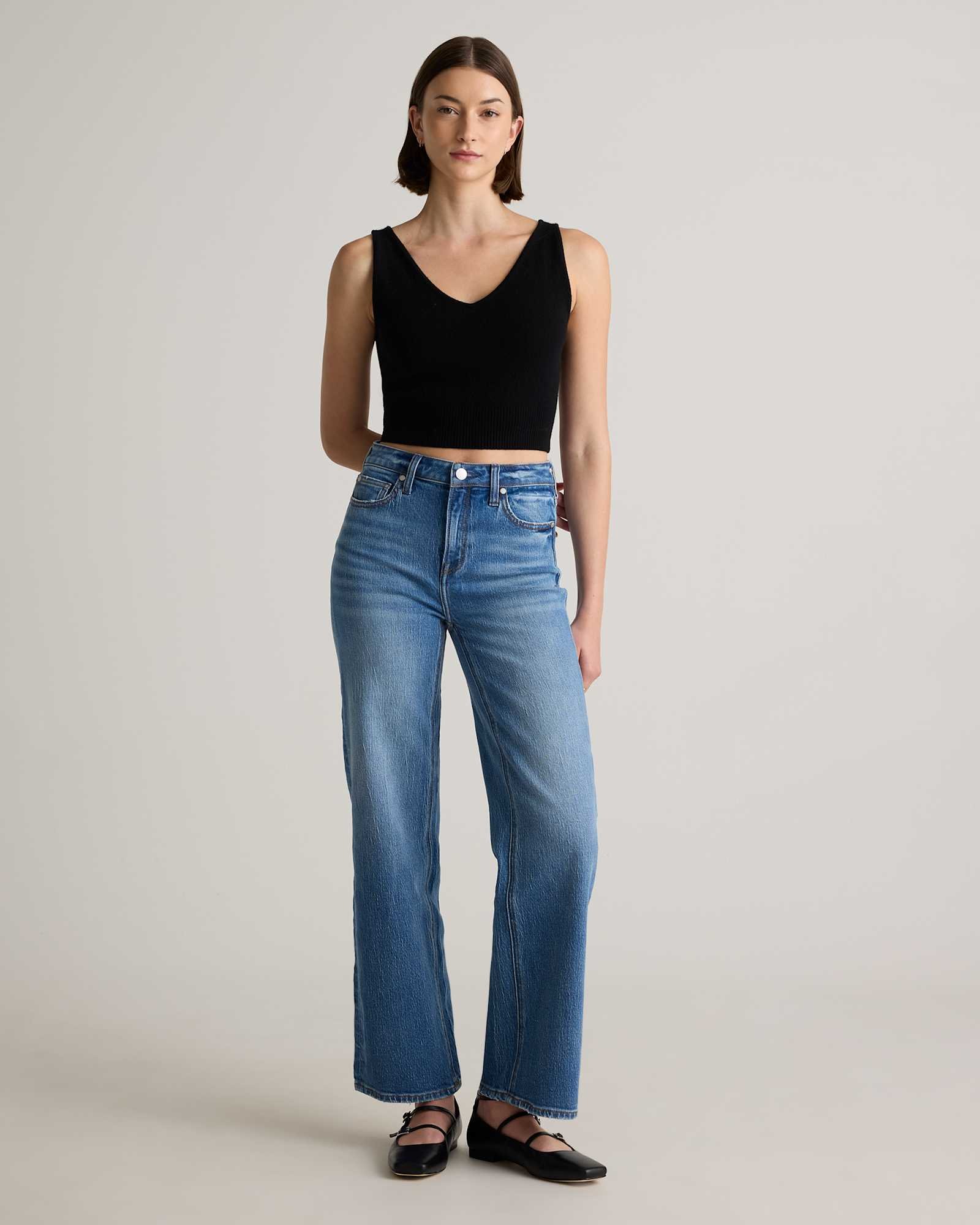 Bella Stretch Relaxed Straight Jeans - 图片 5