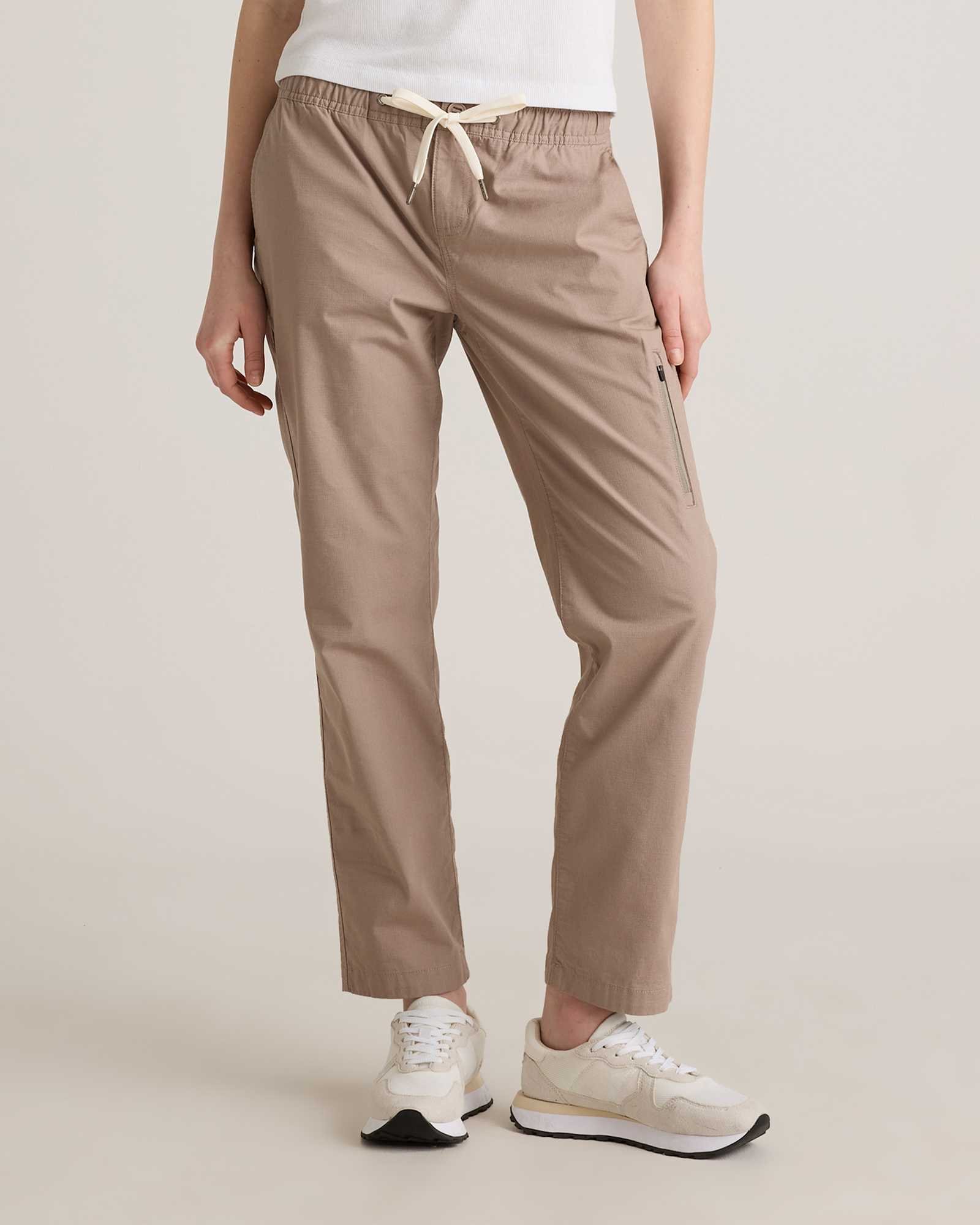 Organic Stretch Ripstop Straight Pants