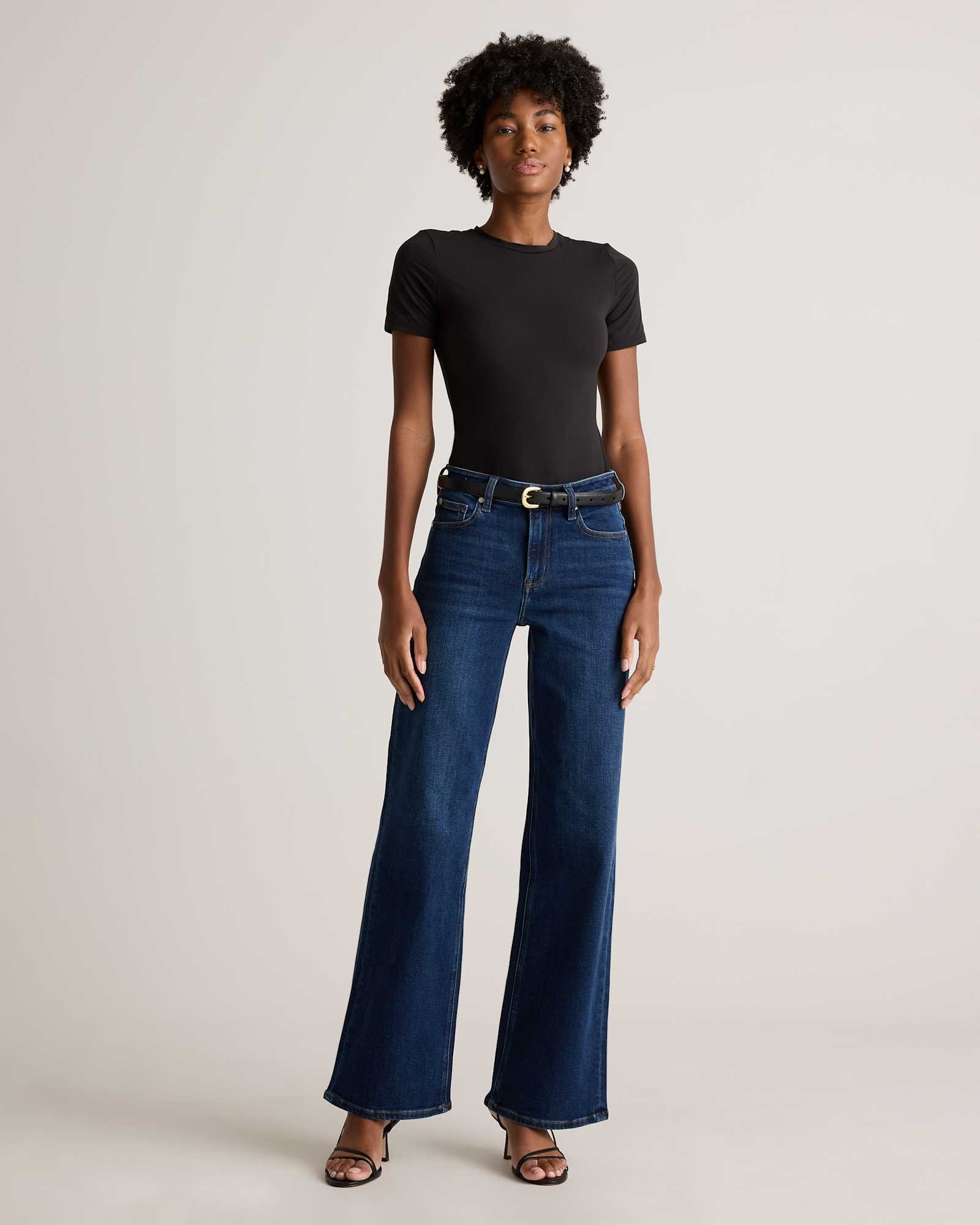 Bella Stretch Wide Leg Jeans - 图片 5