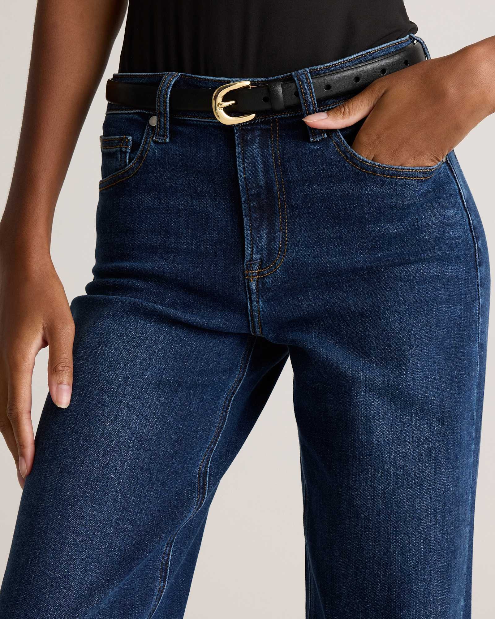 Bella Stretch Wide Leg Jeans - 图片 6