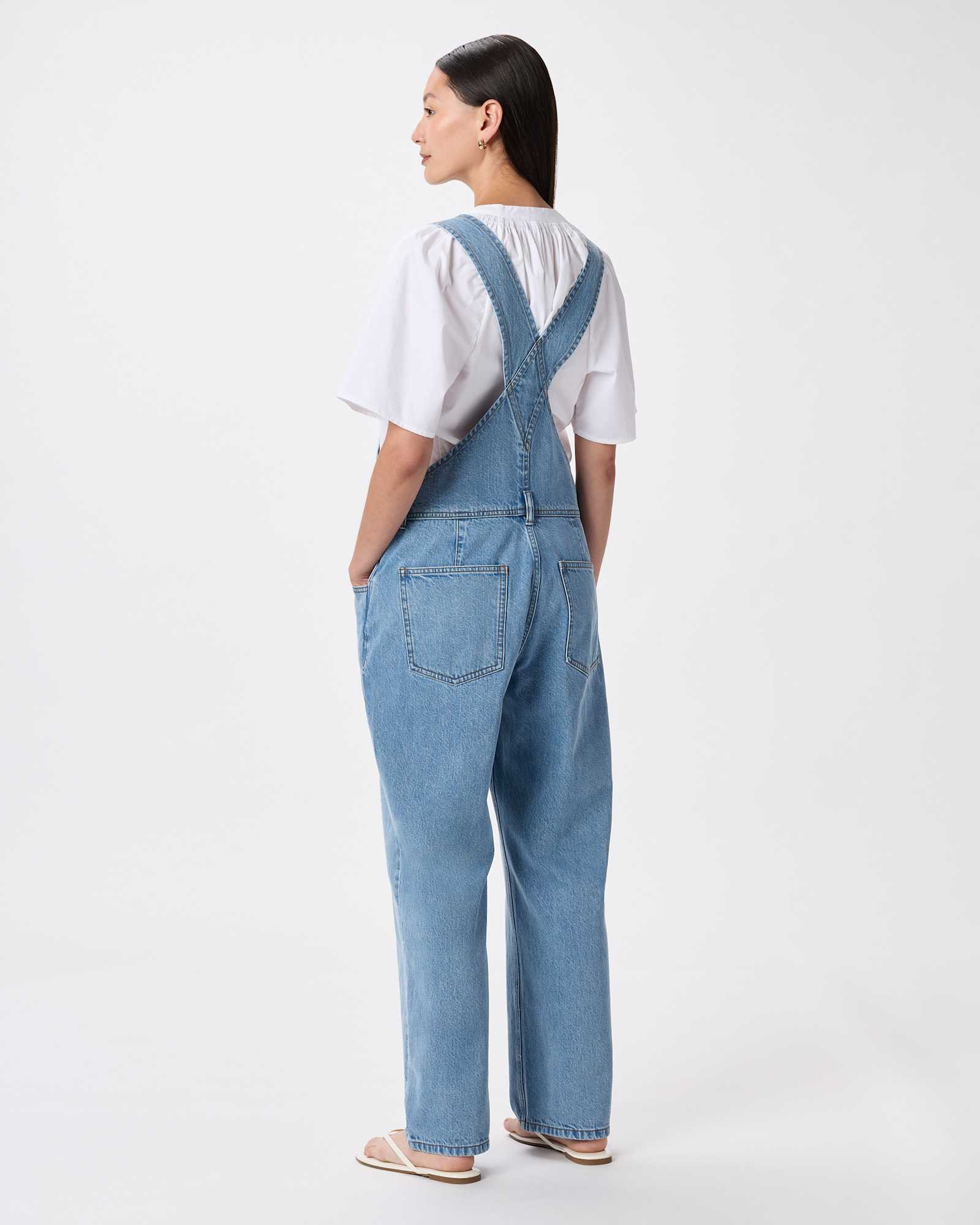 100% Organic Denim Overalls - 图片 5