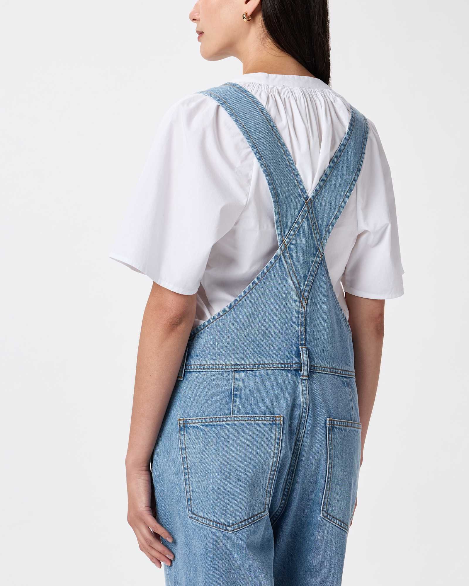 100% Organic Denim Overalls - 图片 6