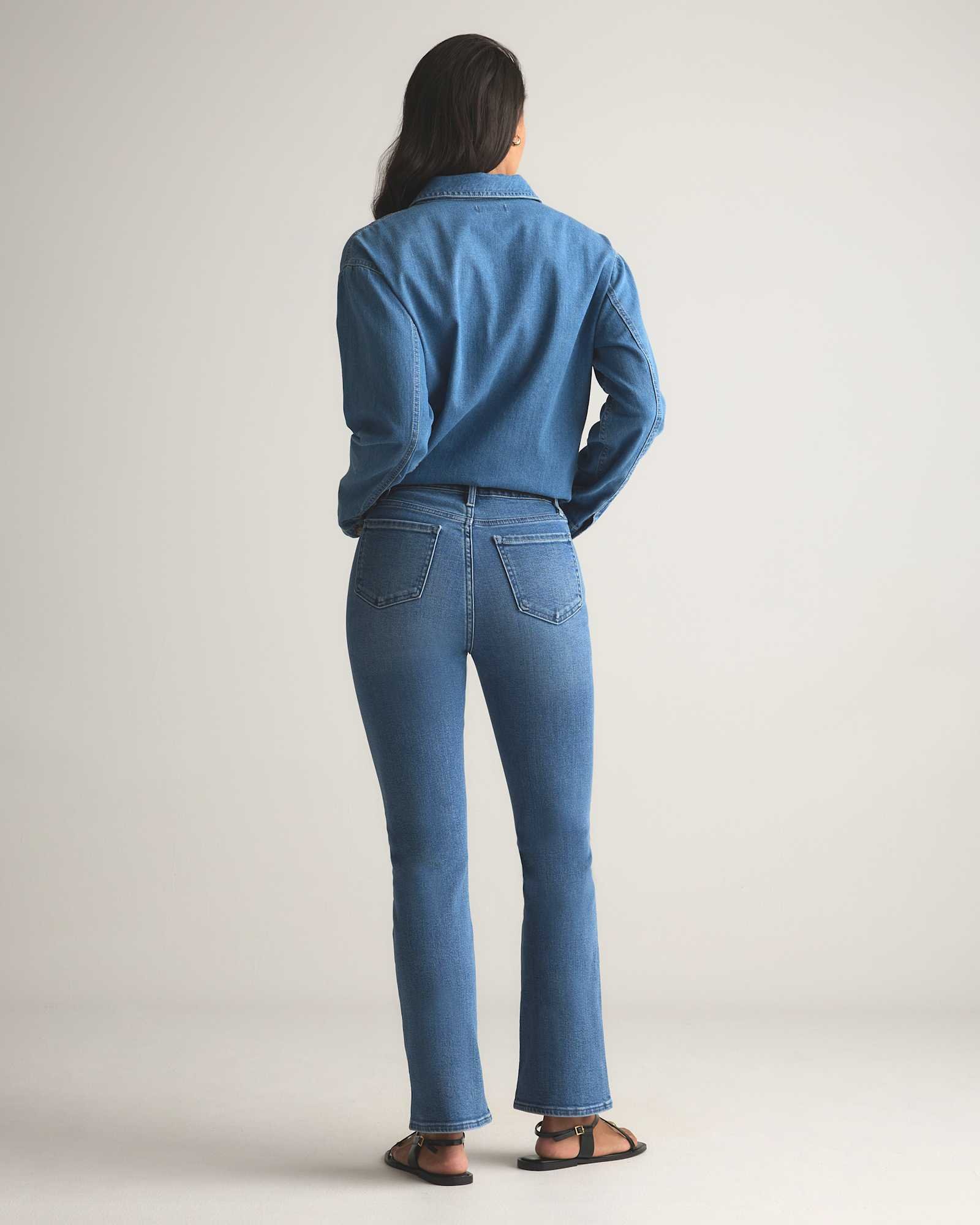 Bella Stretch Kick Flare Jeans - 图片 5