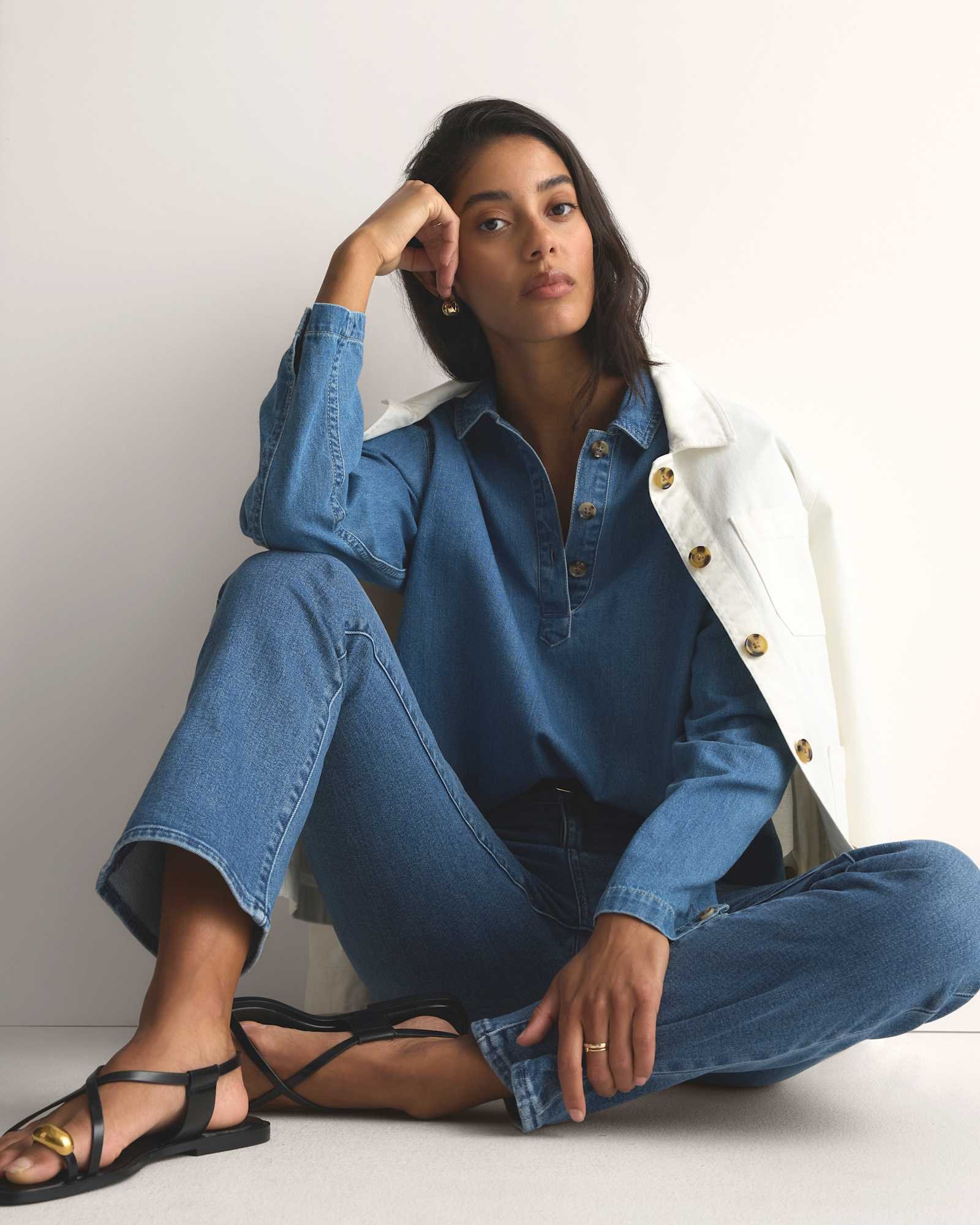 Bella Stretch Kick Flare Jeans - 图片 4