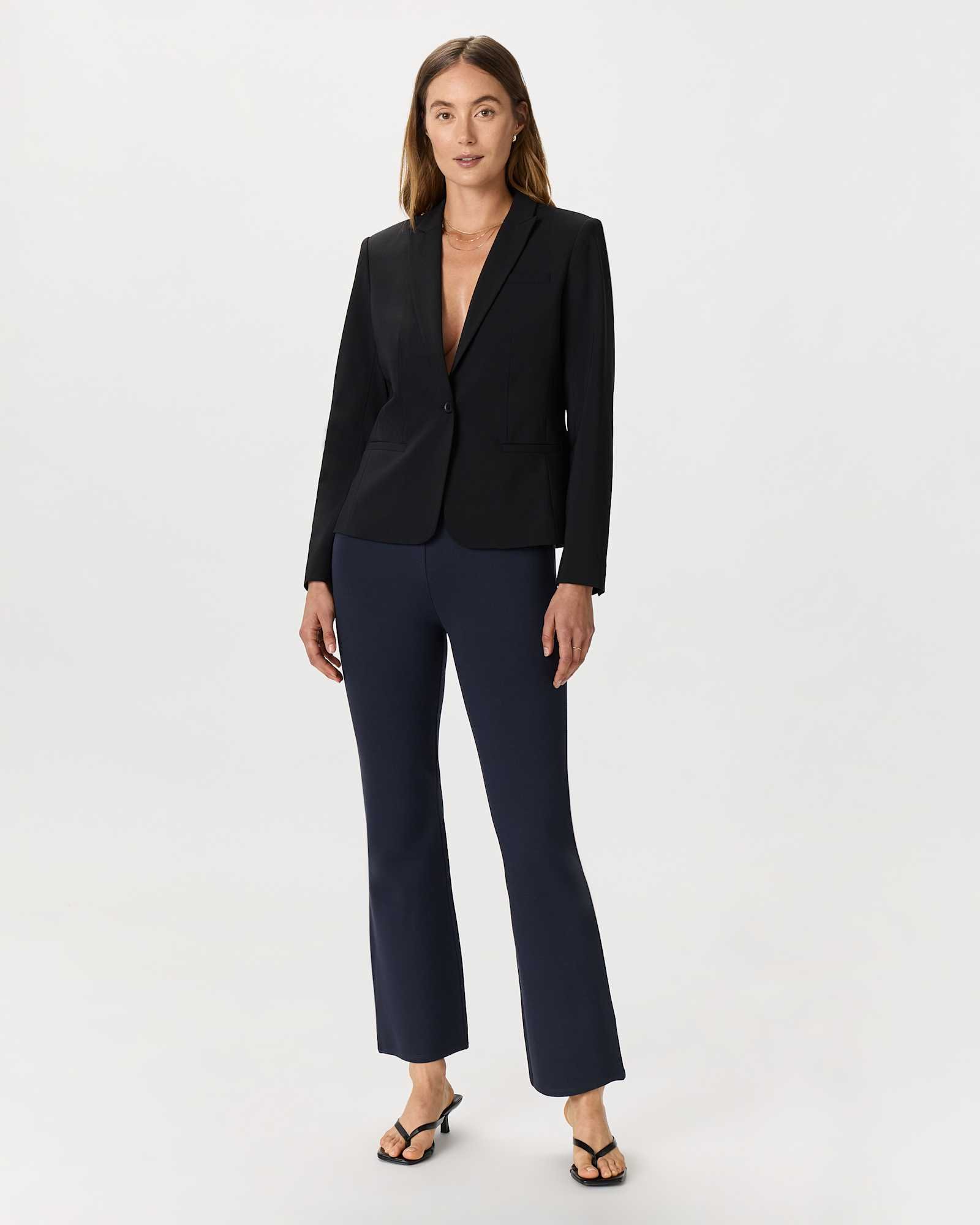 Ultra-Stretch Ponte Bootcut Pants - Petite (28" inseam) - 图片 2