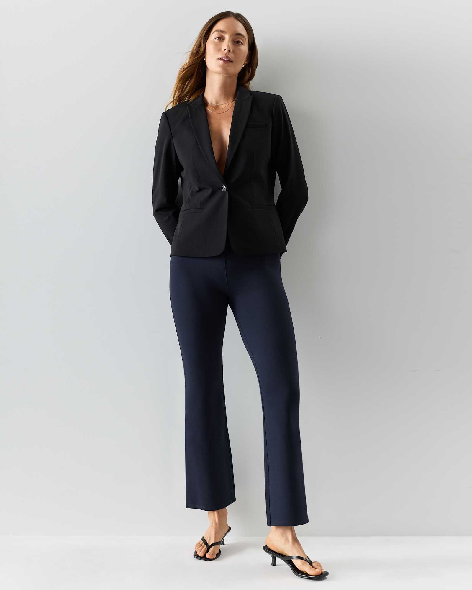 Ultra-Stretch Ponte Bootcut Pants - Petite (28" inseam) - 图片 5