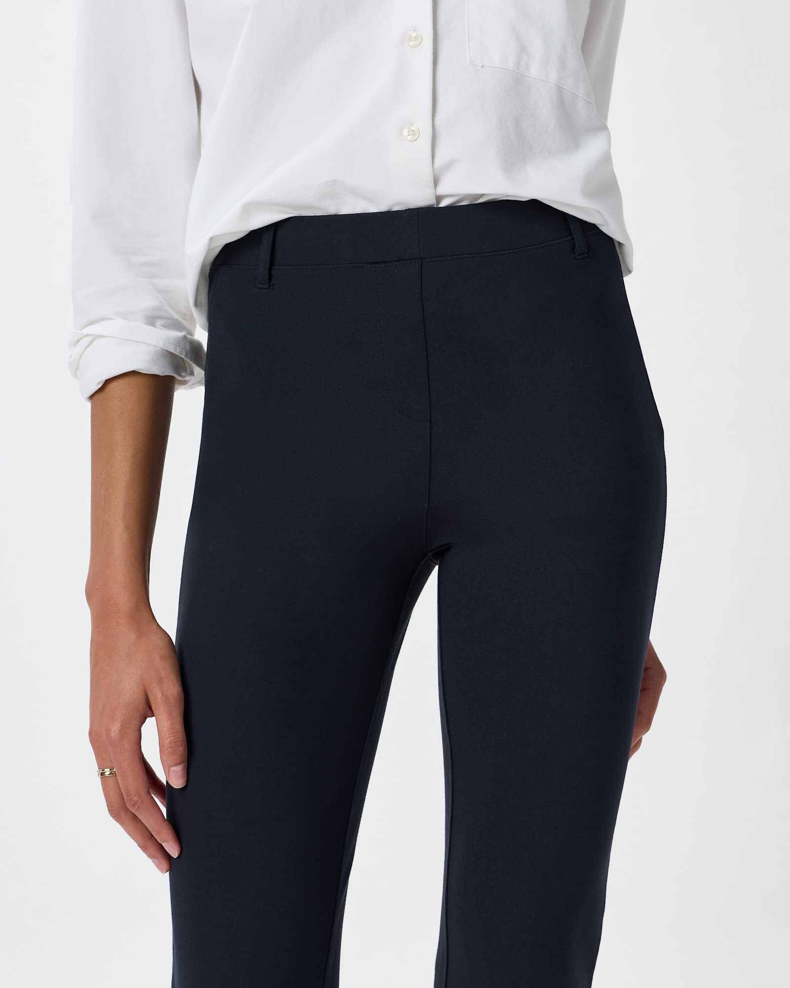 Ultra-Stretch Ponte Straight Leg Pants - Petite 26" inseam - 图片 6
