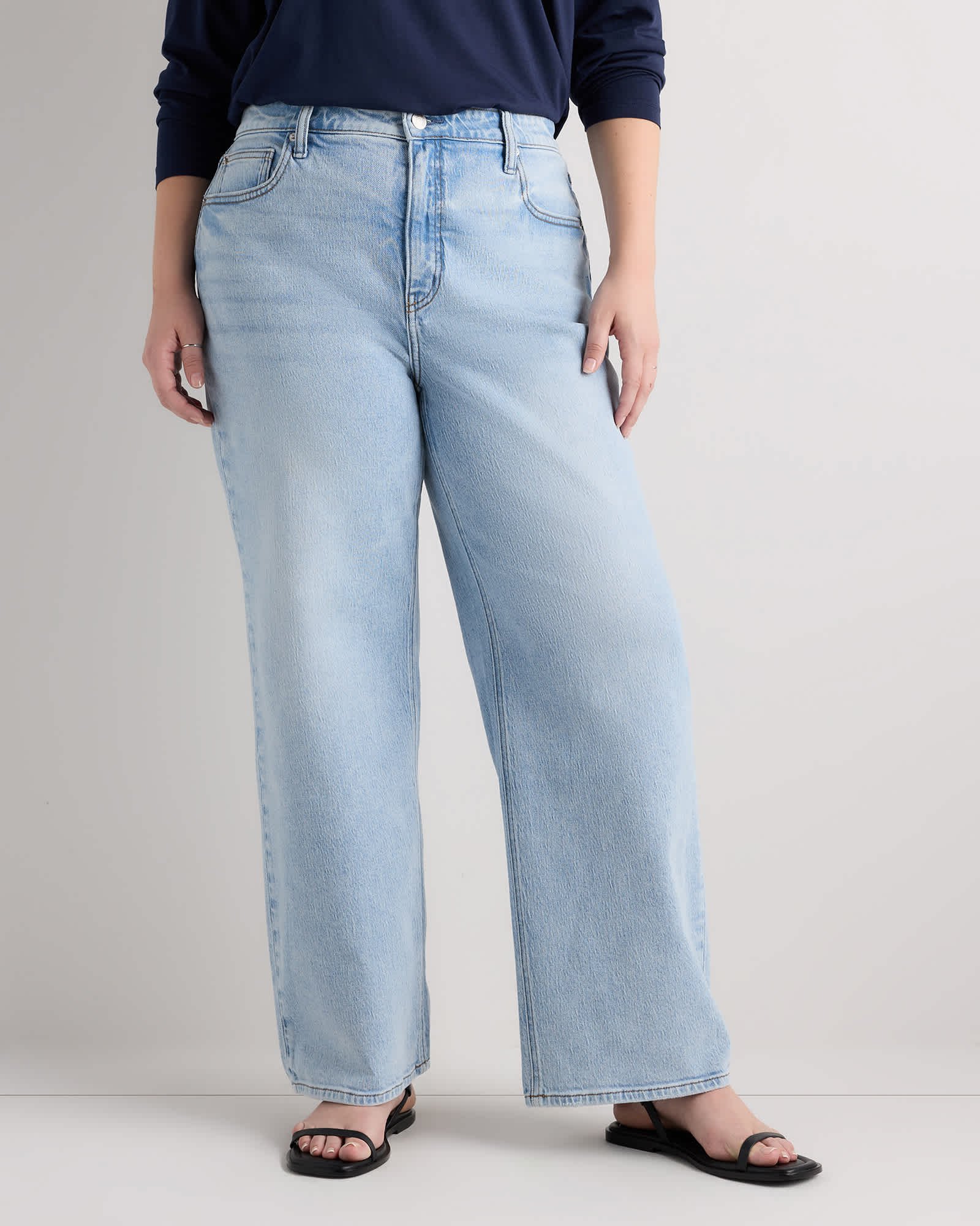Bella Stretch Relaxed Straight Jeans - Plus Size