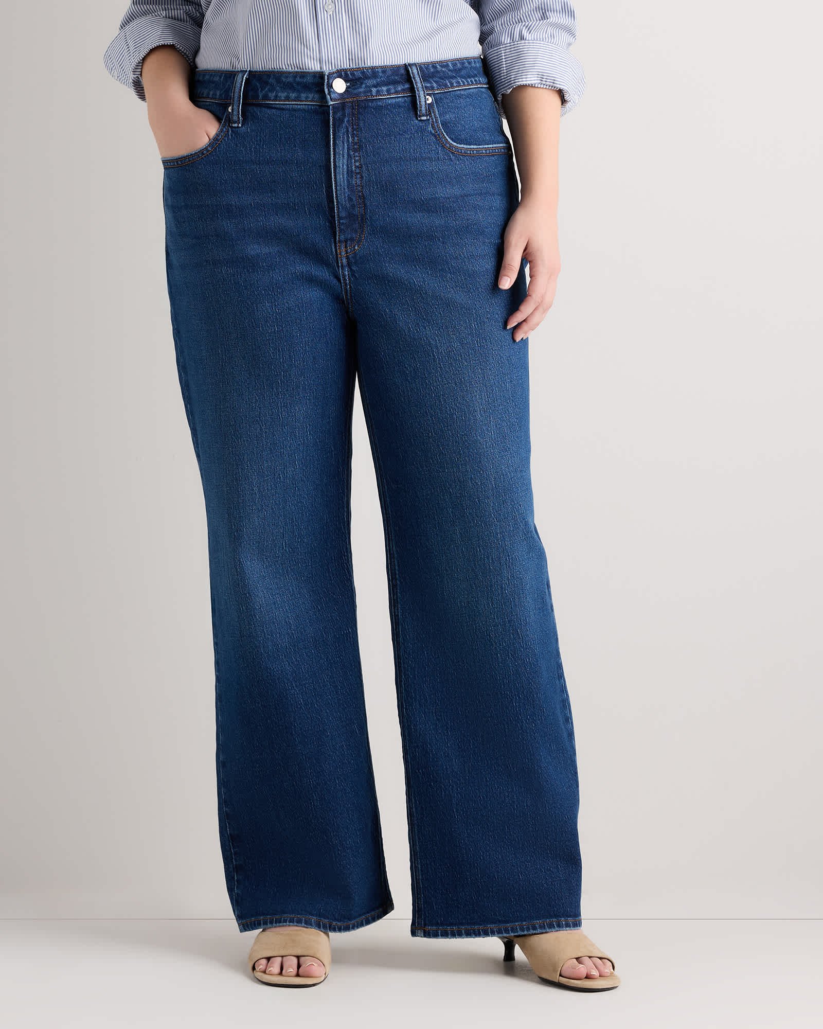 Bella Stretch Relaxed Straight Jeans - Plus Size