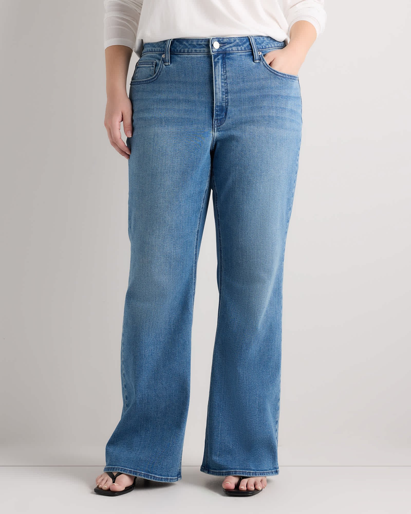Luna Stretch Flare Jeans - Plus Size