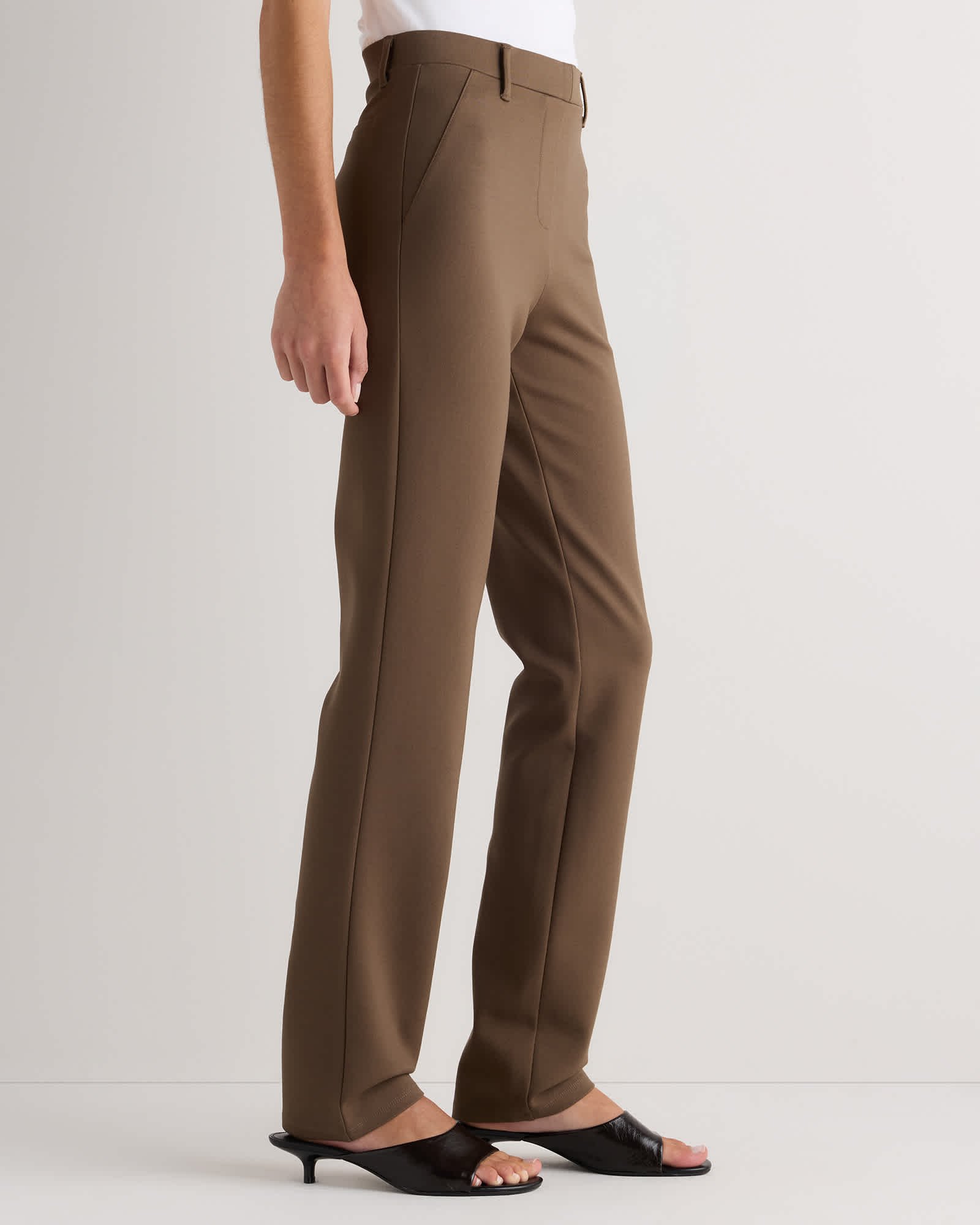 Ultra-Stretch Ponte Straight Leg Pants - Regular 30" inseam - 图片 3