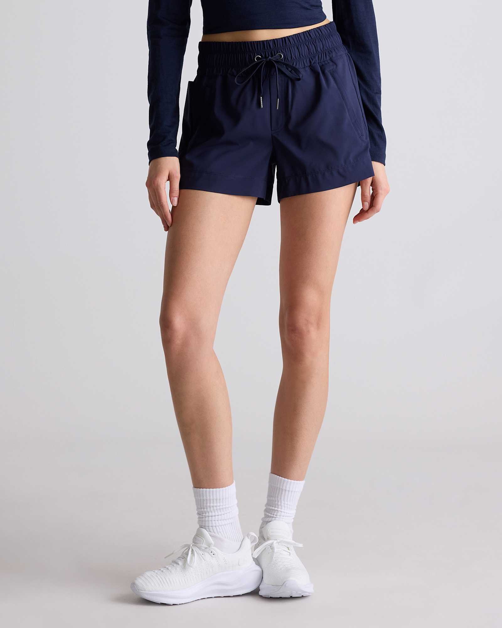 Micro Ripstop Mid-Rise Hike Shorts