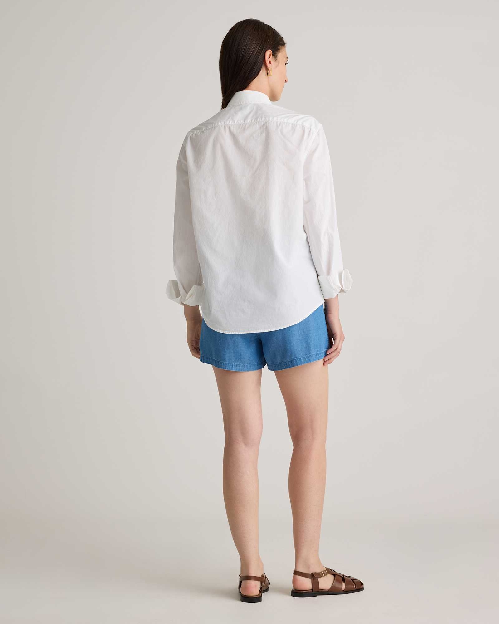 Pull-On Tencel Chambray Short - 图片 6