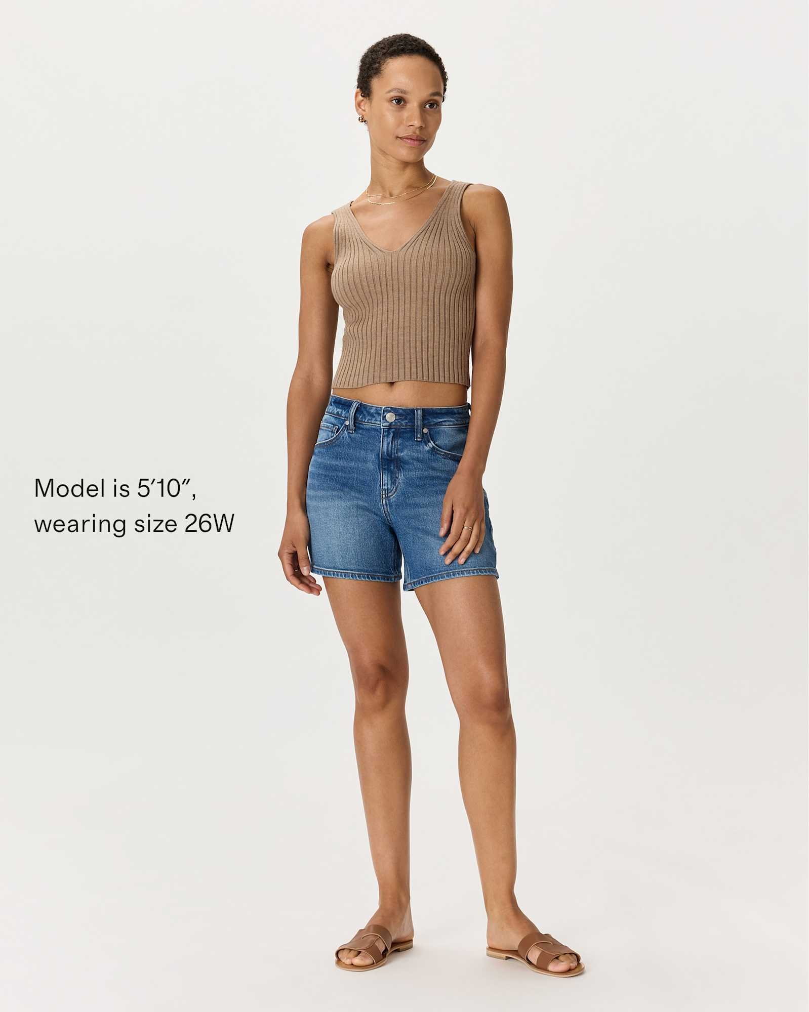 Bella Stretch Vintage Shorts - 图片 2