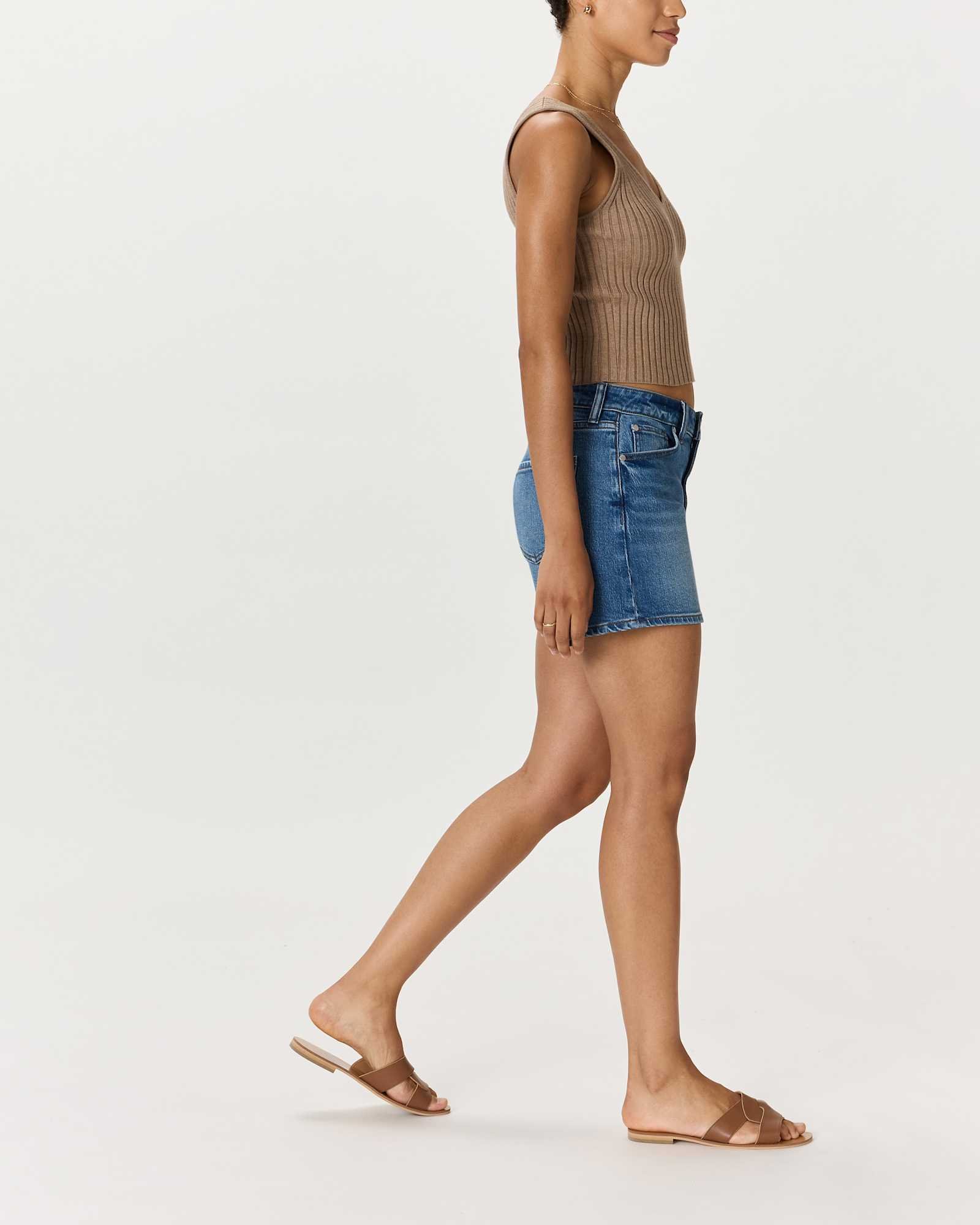 Bella Stretch Vintage Shorts - 图片 4