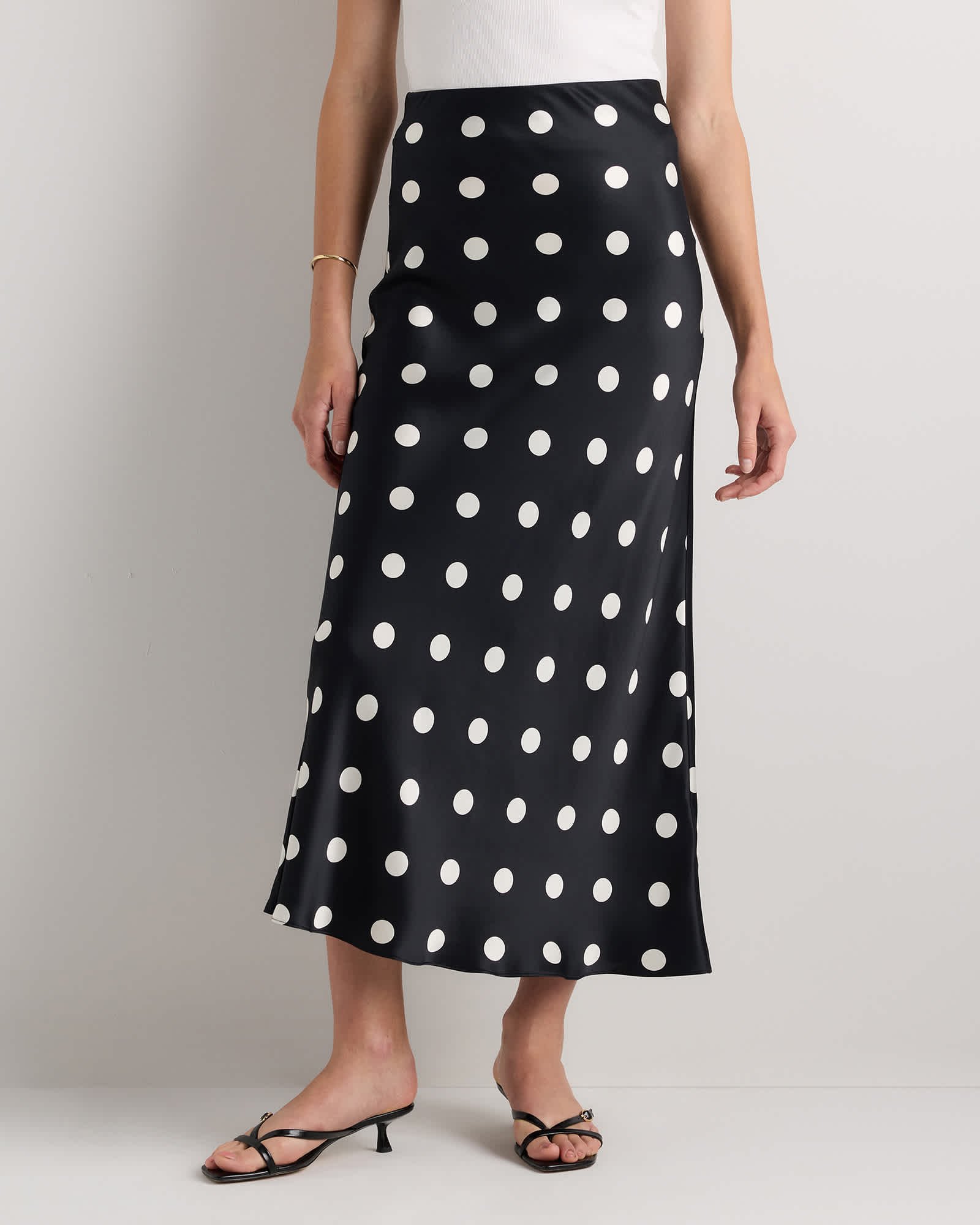 100% Washable Silk Maxi Skirt