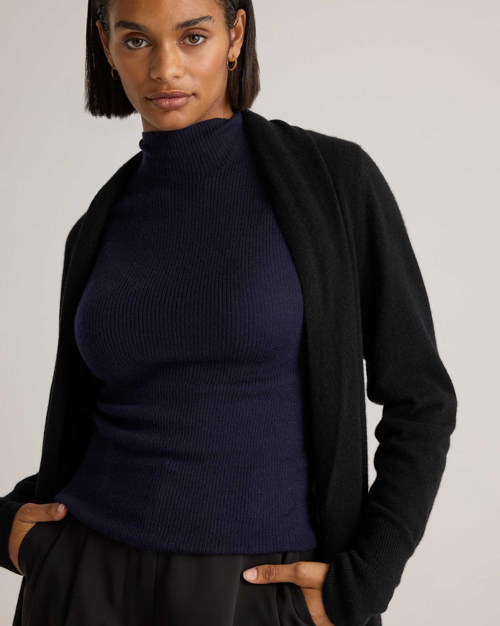 Mongolian Cashmere Duster Cardigan Sweater - 图片 5