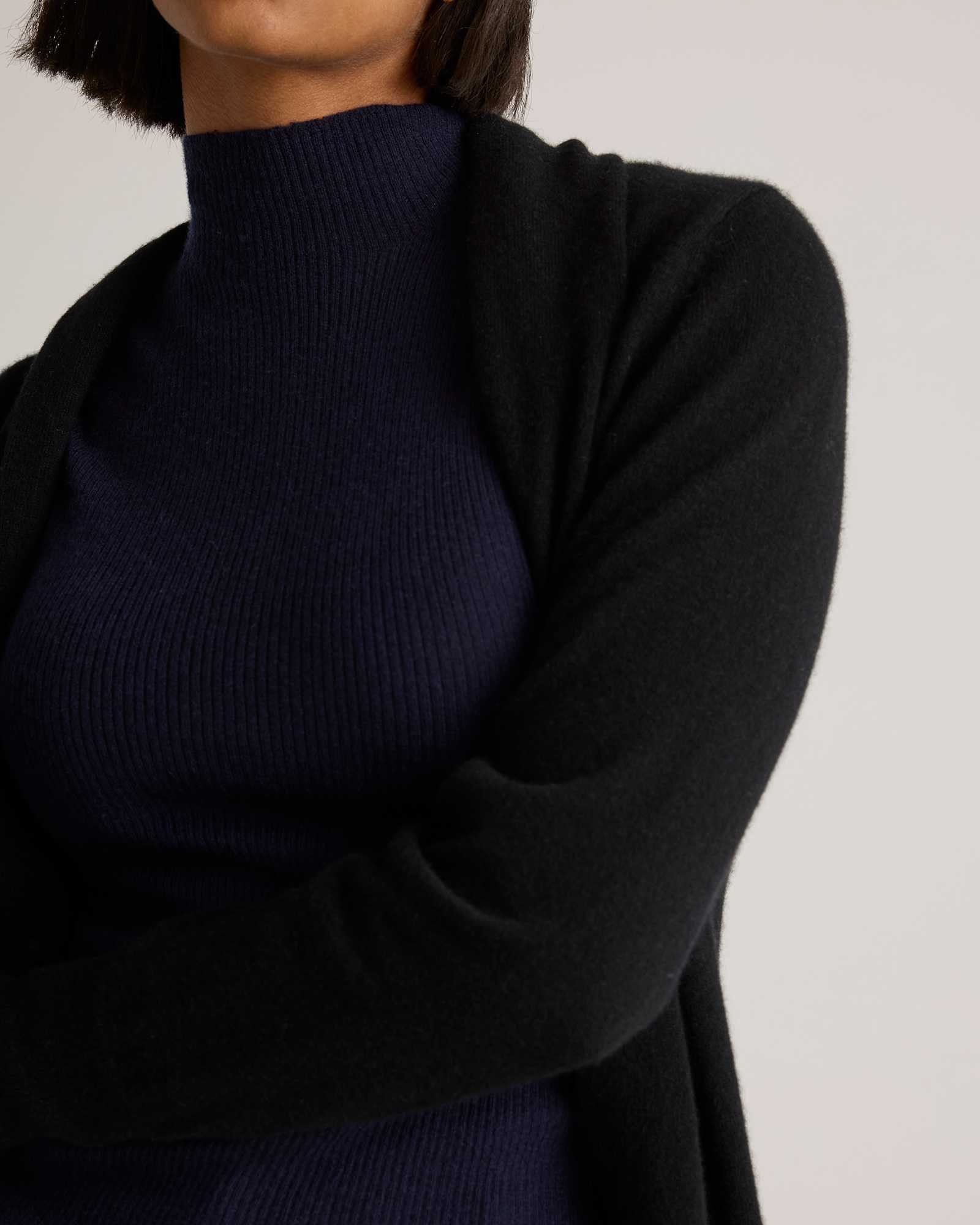 Mongolian Cashmere Duster Cardigan Sweater - 图片 3
