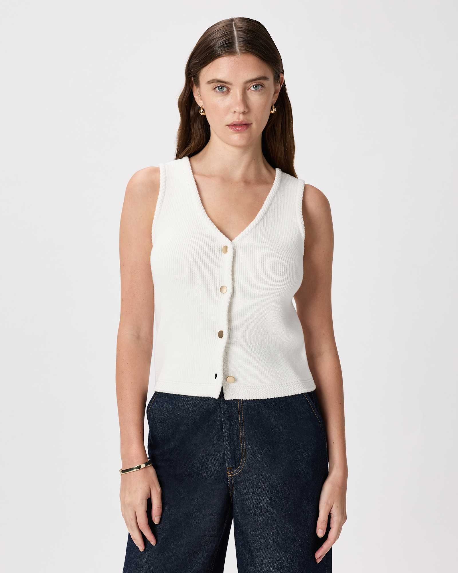 100% Organic Cotton Sweater Vest Tank