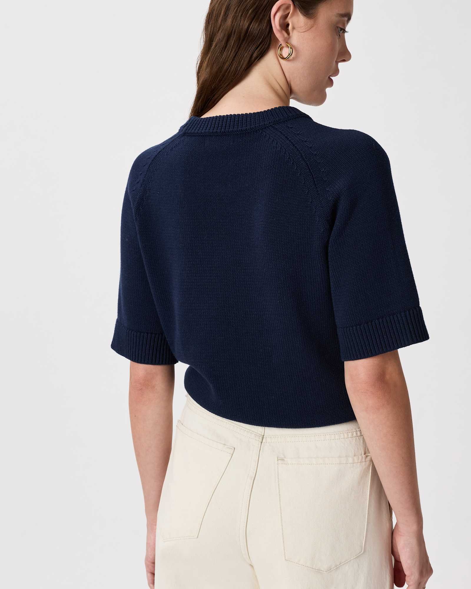 100% Organic Cotton Sweater Tee - 图片 6