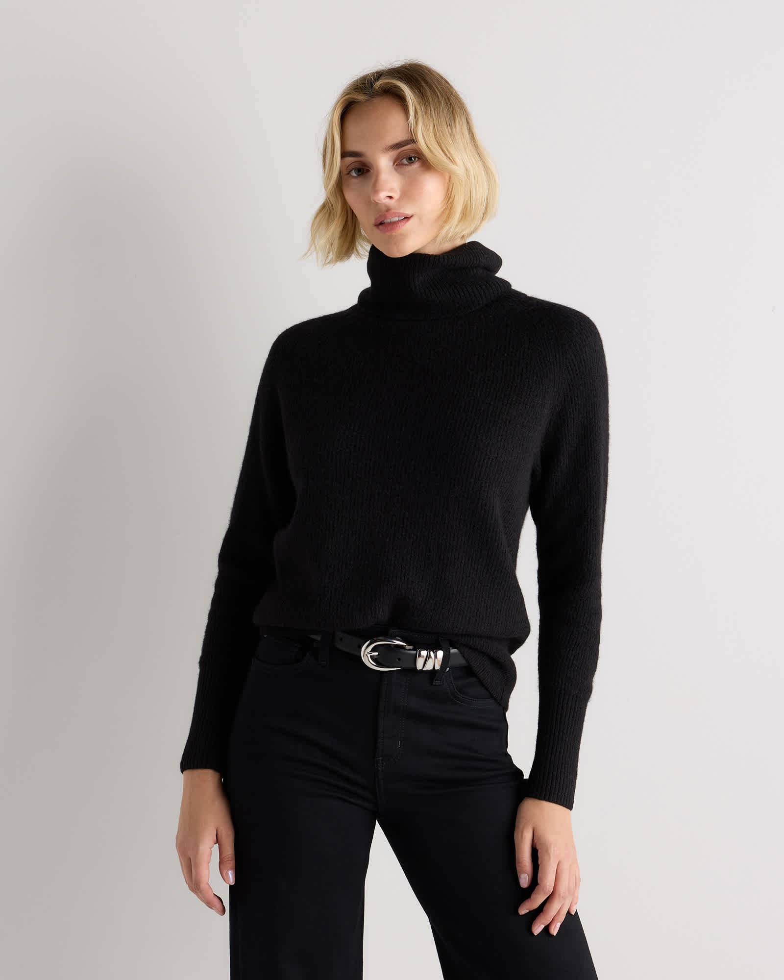 Lightweight Baby Alpaca Turtleneck