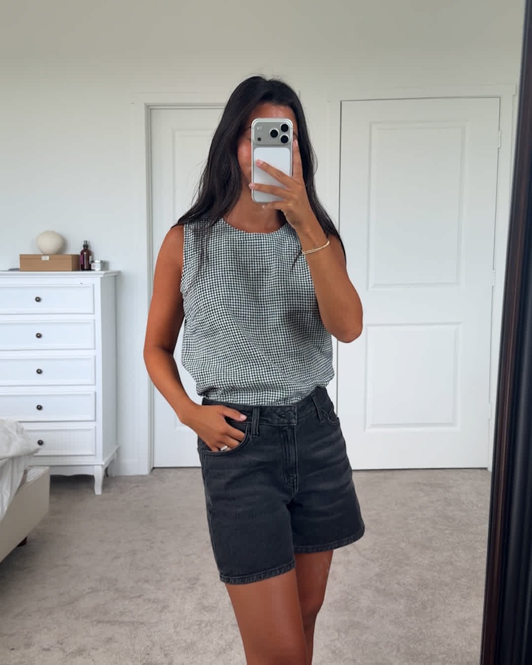 100% European Linen Tank - 图片 2